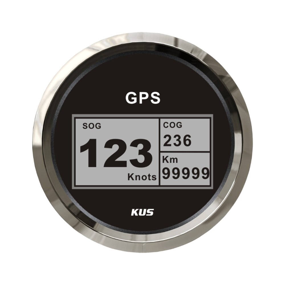 

КУС Водонепроницаемый 85 мм Автомобильный морской цифровой GPS Спидометр трипметр с красной Желтой подсветкой 9-32 в