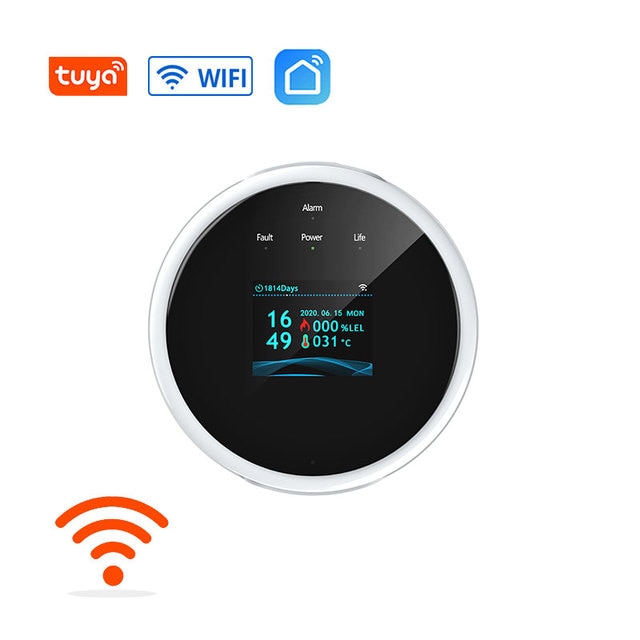 

Датчик утечки газа ZUIDID с Wi-Fi и ЖК-дисплеем