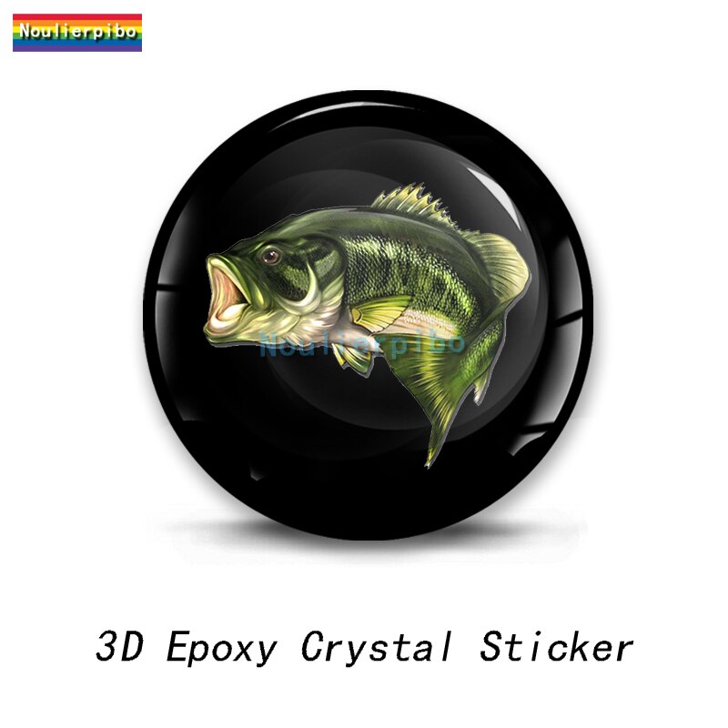 

Индивидуальная 3D эпоксидная купольная автомобильная наклейка Deep Sea Largemouth Bass Shark Fish ПВХ автомобильный бампер окно ноутбука мобильная виниловая наклейка