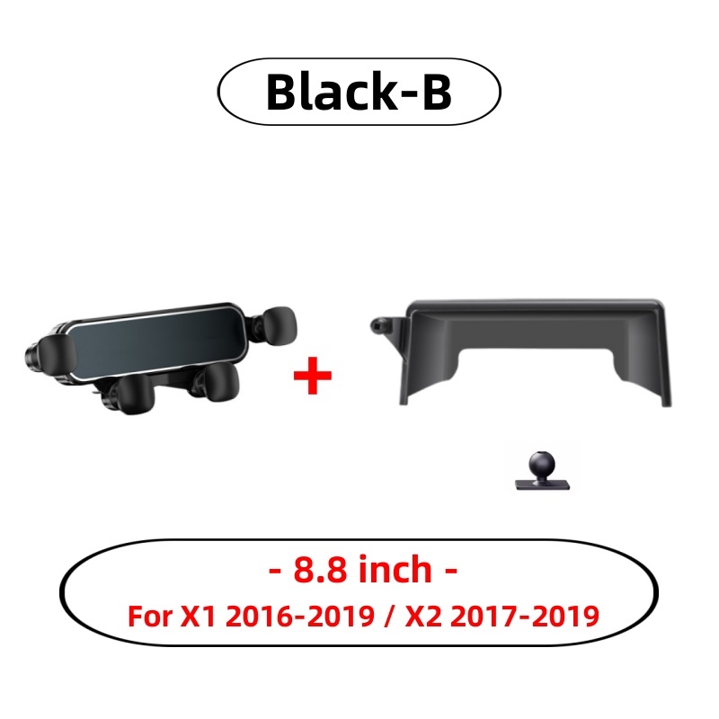 

Для BMW X1 F48 F49 2016-2019 X2 F39 2017-2019 8,8 дюйма X1 2016-2019 6,5-дюймовый автомобильный экран телефона Держатель навигации Автомобильные аксессуары