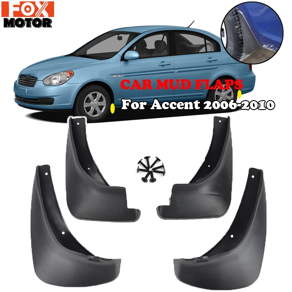 

Брызговики для Hyundai Accent 2006 2007 2008 2009 2010 брызговик брызговики GLS седан с клапанами брызговики крыло Verna