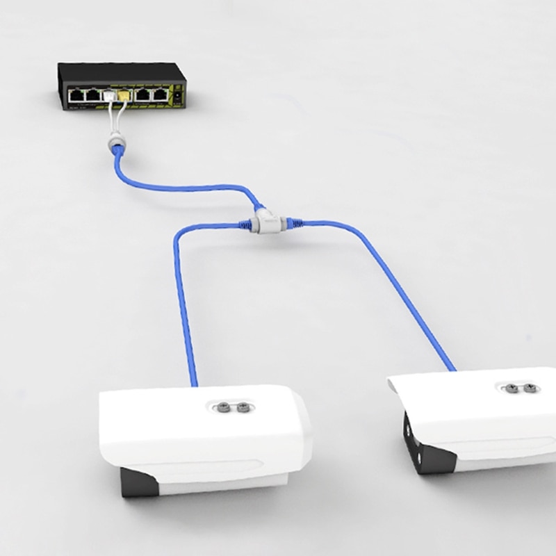 

Bundwin разветвитель PoE RJ45 2-в-1