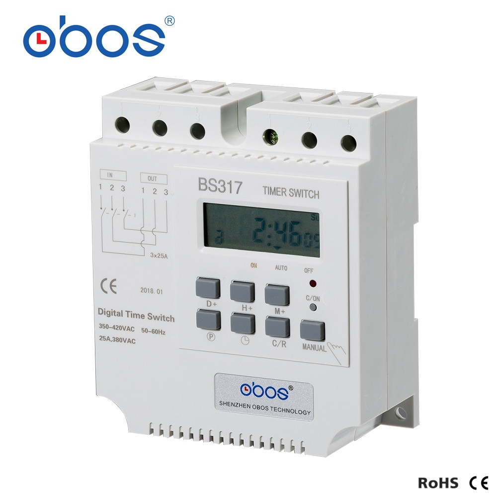 

Трехфазный таймер OBOS BS317 200-380 В