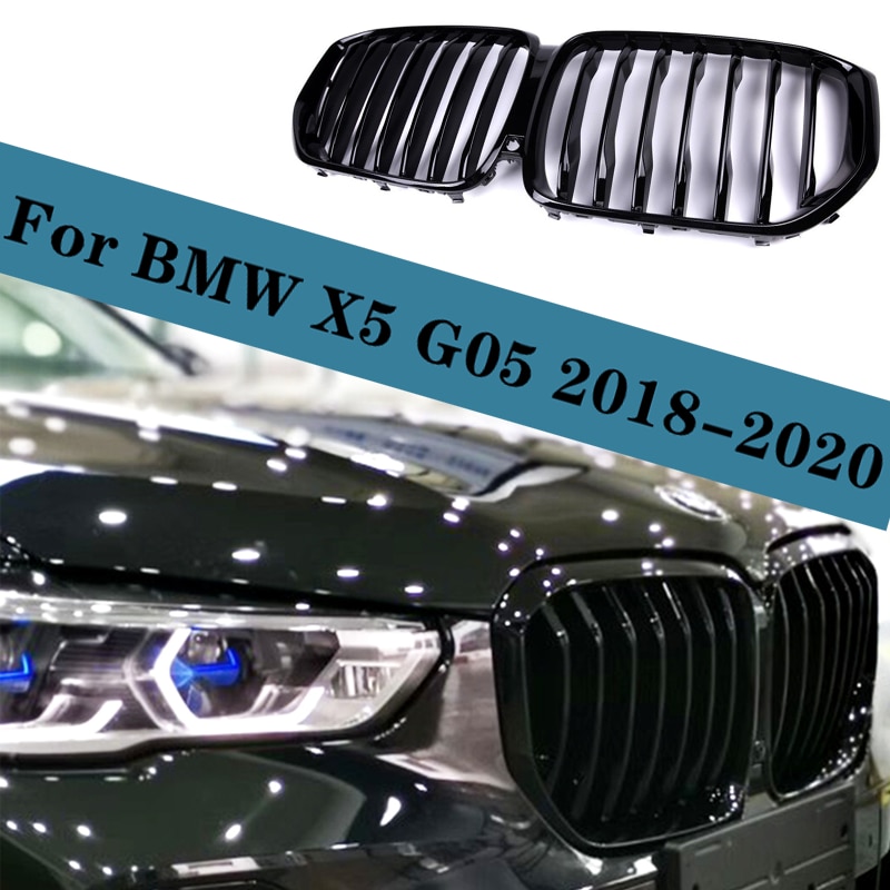

Новая Автомобильная передняя решетка радиатора X5, гоночные решетки для BMW X5 G05 2018-2020, глянцевая/матовая Черная решетка радиатора, автомобильные аксессуары