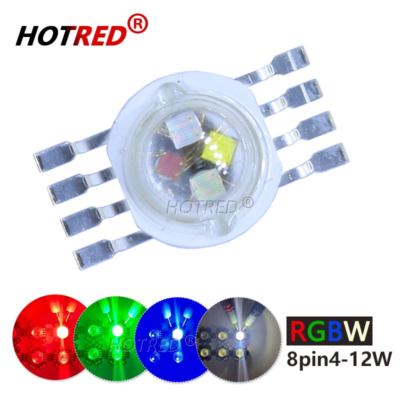 

HotRed RGBW светодиодные диоды 45MIL 4-12Вт
