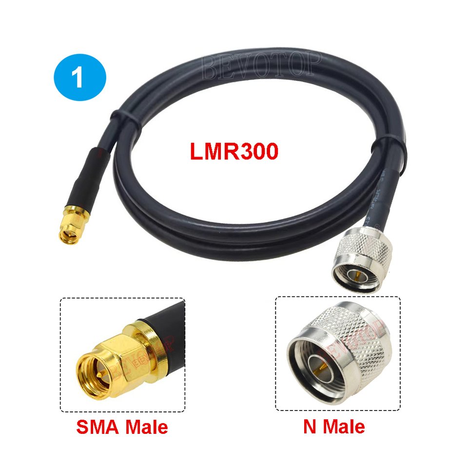 

Коаксиальный кабель BEVOTOP LMR300 N-SMA 50 Ом