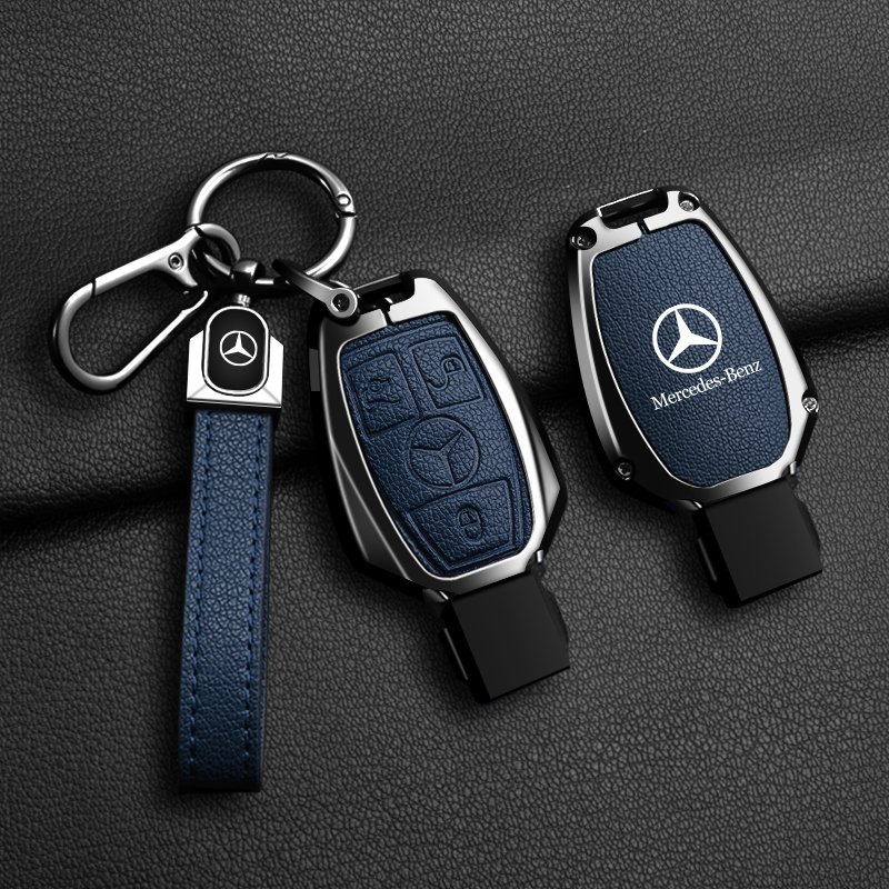 

Кожаный чехол для автомобильного ключа, защитный чехол для Mercedes Benz A B C E Class GLS GLA GLK GLC CLS CLA AMG W204 W205 W212 W463 W176
