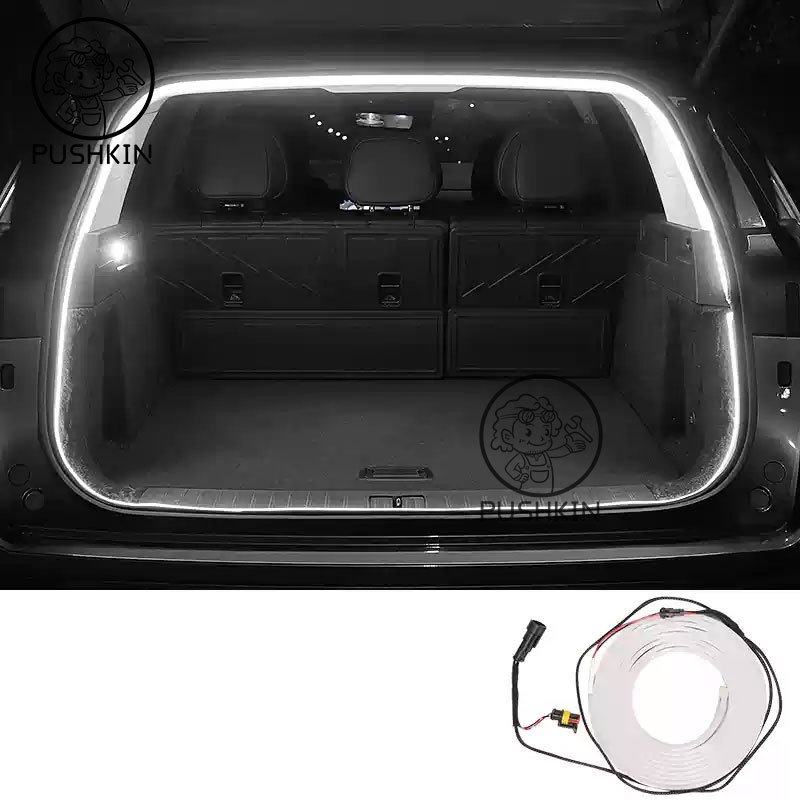 

For JAECOO J8 J9 2024 2025 2026 Rear Trunk LED Light Bar Strips Trunk Decorative Lamp Strip Automatic Light Accessories
