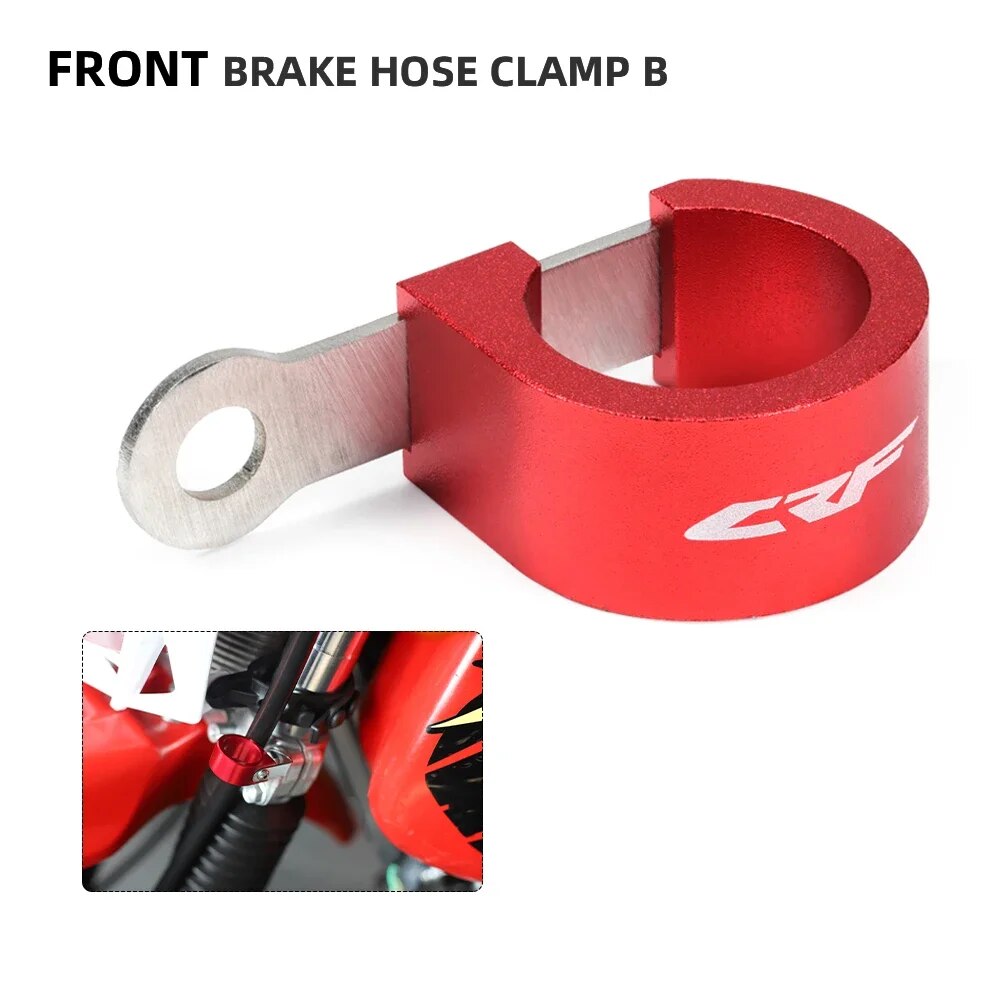 

Зажим держателя тормозного шланга для HONDA CRF 250 R/X 450 L/RL/RX CRF450R CRF250R CRF150R направляющий зажим для заднего тормозного троса мотоцикла