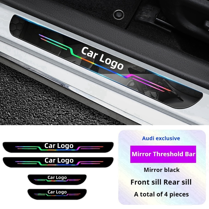 

Car threshold protection stick anti-stepping anti-scratch welcome pedal modified acrylic foot pedal car accessories