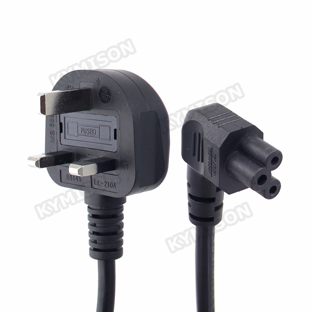 

KYMISON сетевой кабель IEC 60320 C5 - UK BS1363 1,5 м черный