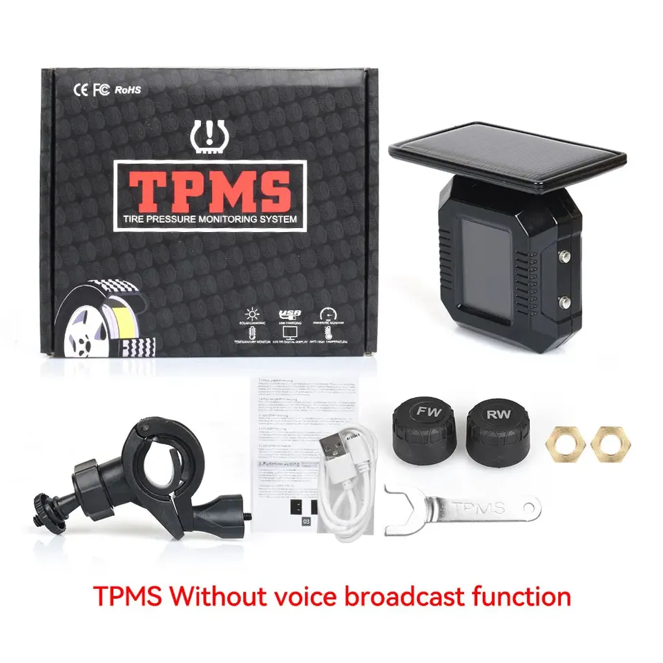 

Система Контроля Давления В Шинах Мотоцикла TPMS Солнечные Датчики Давления Внешняя Сигнализация Давления В Шинах Колес ABS +...