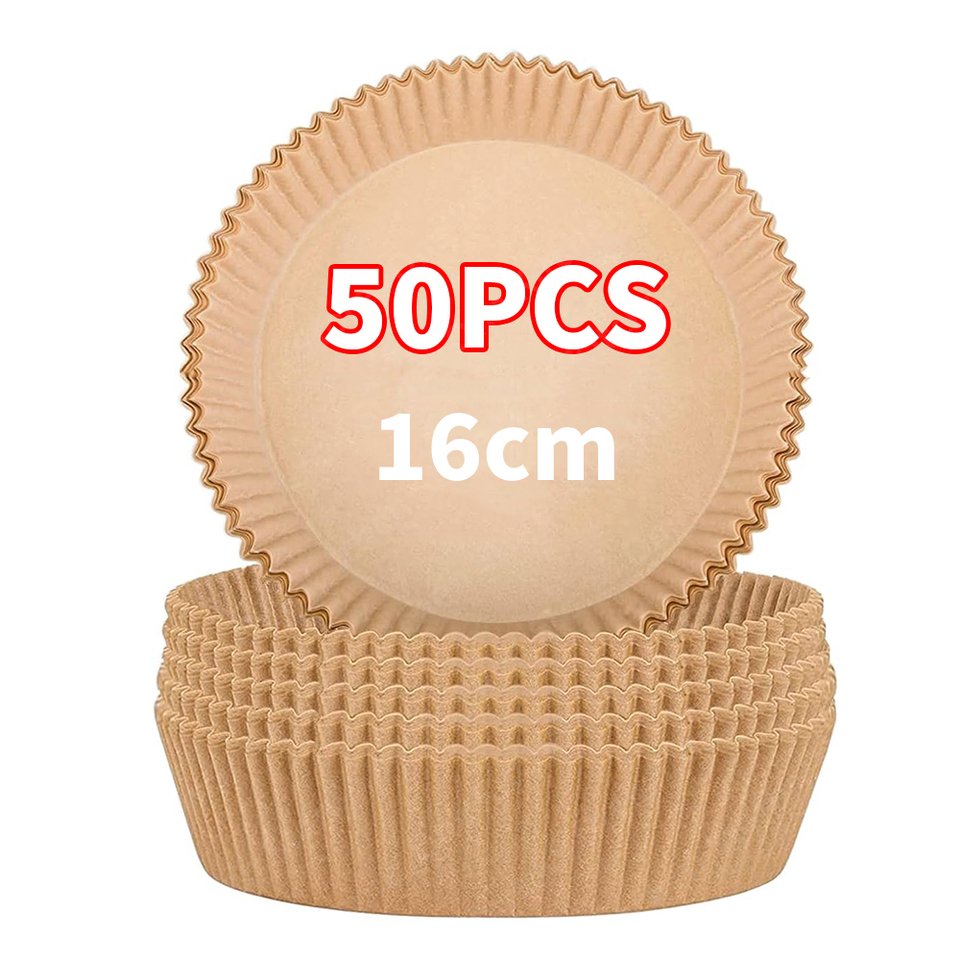 

Пергаментная бумага для выпечки для фритюрницы 6,3 дюйма/16 см 3-5QT, пищевые антипригарные вкладыши, аксессуары для жарки в микроволновой печи