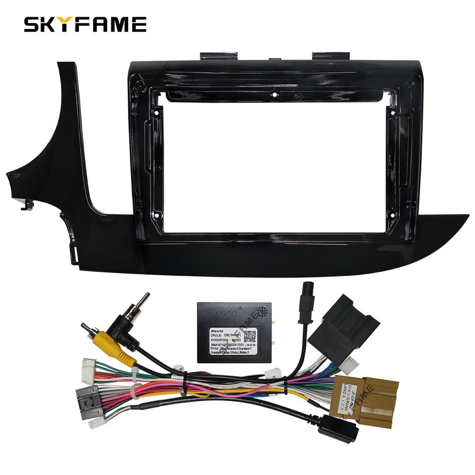 

SKYFAME автомобильная рамка, лицевой адаптер, декодер Canbus Box, Android радиоприемник, комплект панели для Buick Encore Opel Mokka X