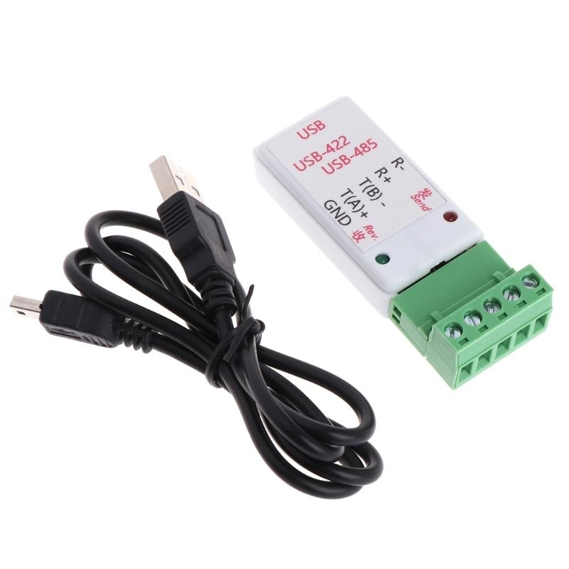 

USB до 485/422 Серийный преобразователь RS422 RS485 USB2.0 Интерфейс CH340T Адаптерный модуль адаптера чипа с индикатором приема