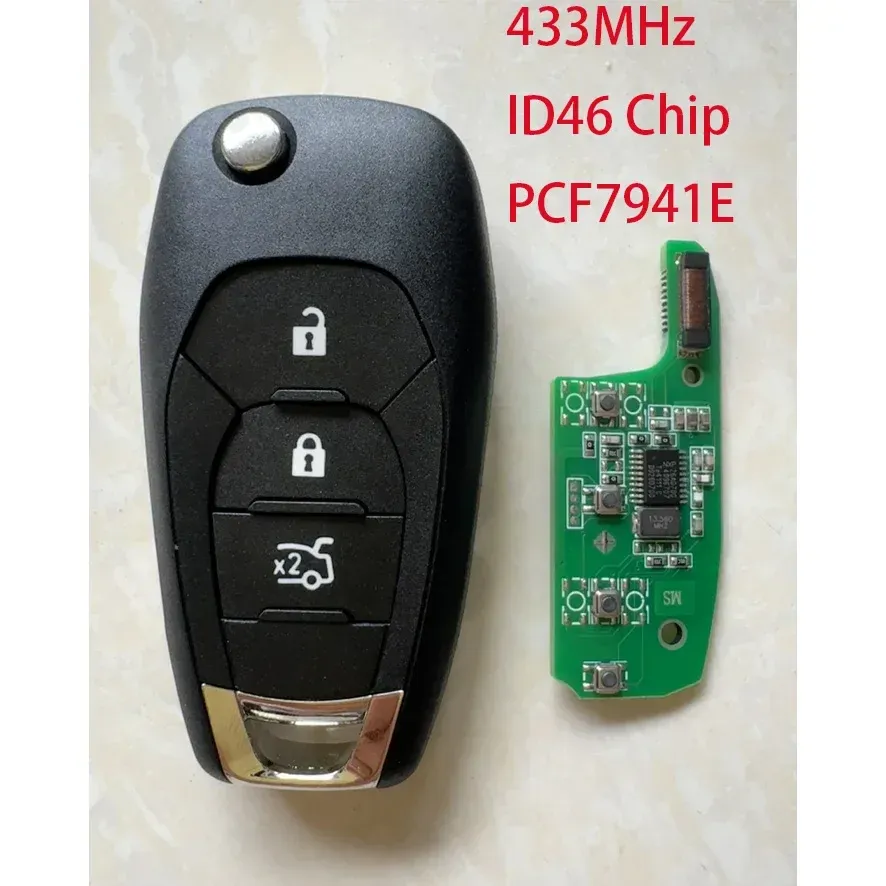 

PCF7941 433 МГц 46 чип удаленный автомобильный ключ для Chevrolet Colorado GM Cruze Onix Malibu Trailblazer Tracker Aveo Cobalt Prisma Trax