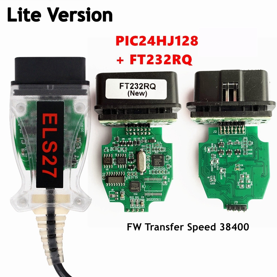 

ELS27 FORScan V2.3.8 PCB PIC24HJ128 + чип FT232RQ для диагностического кабеля FORD/Lincoln/Mercury/Mazd OBD2