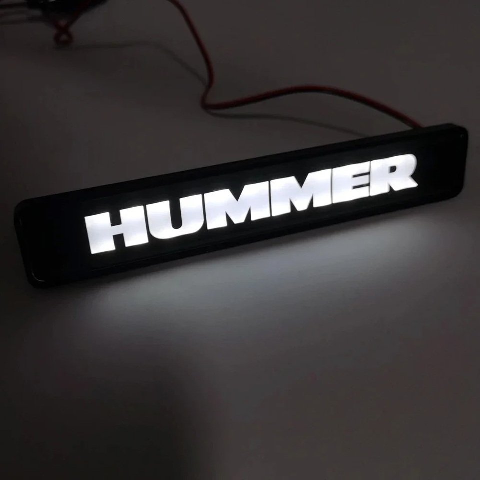 

Светодиодный Светильник Для Гриля Для HUMMER H1 H2 H3 HX, Белый Символ, Атмосферная Лампа