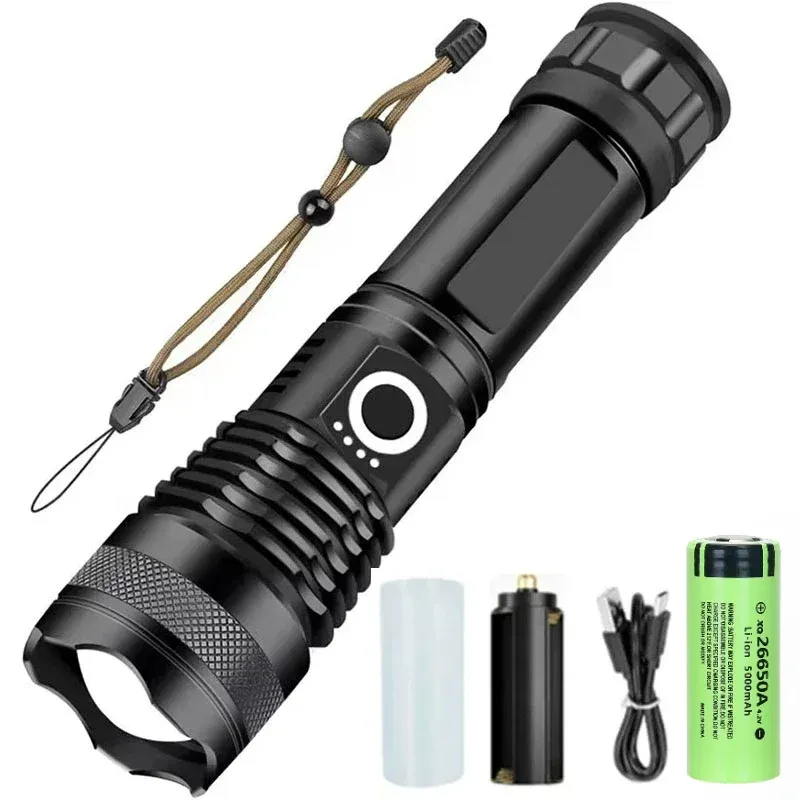 

NEWBIRTH 60 Вт LED Тактический Фонарик USB