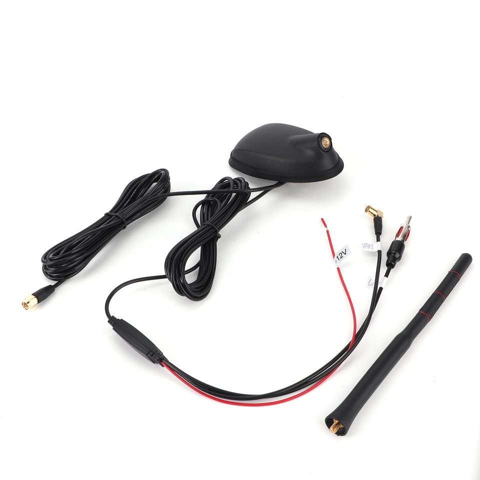 

Автомобильная DAB + GPS + FM-антенна с активным усилением, монтируемая сверху на крышу, Водонепроницаемая и пылезащитная Универсальная