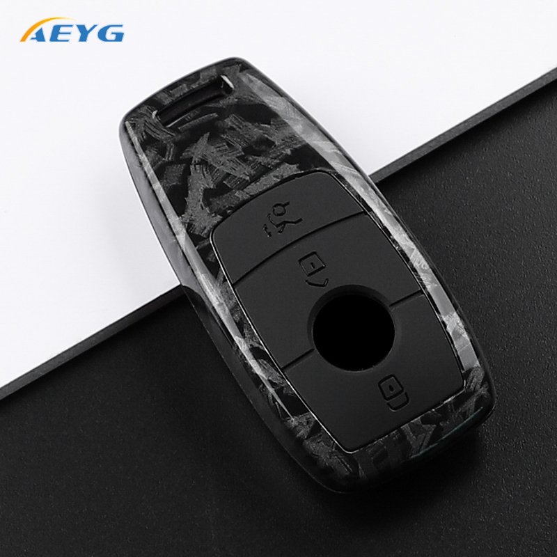 

Чехол Для Ключей Из Углеродного Волокна ABS Для Mercedes Benz A C E S G GLS CLA Class W213 W177 W205 W222 X167 W176 AMG