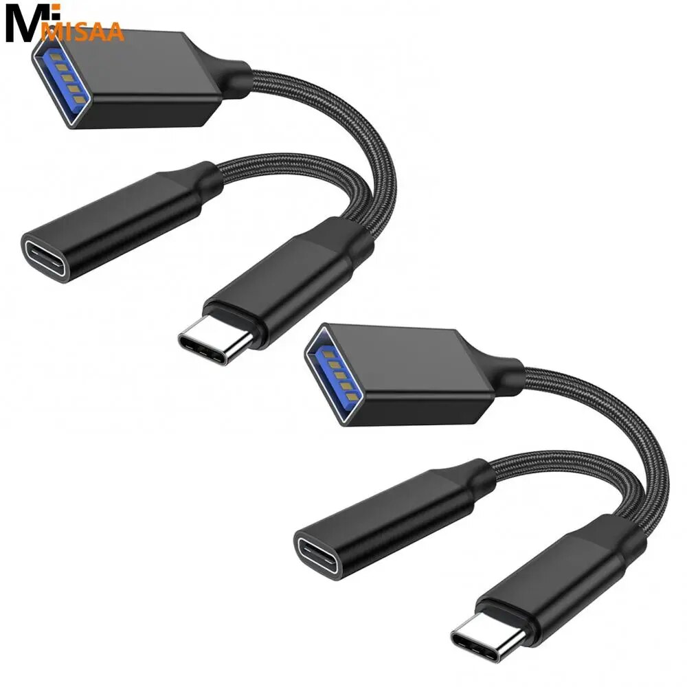 

2 в 1 OTG адаптер Кабель USB 3,0 к Micro USB Type C для синхронизации данных адаптер для MacBook U диск OTG для/