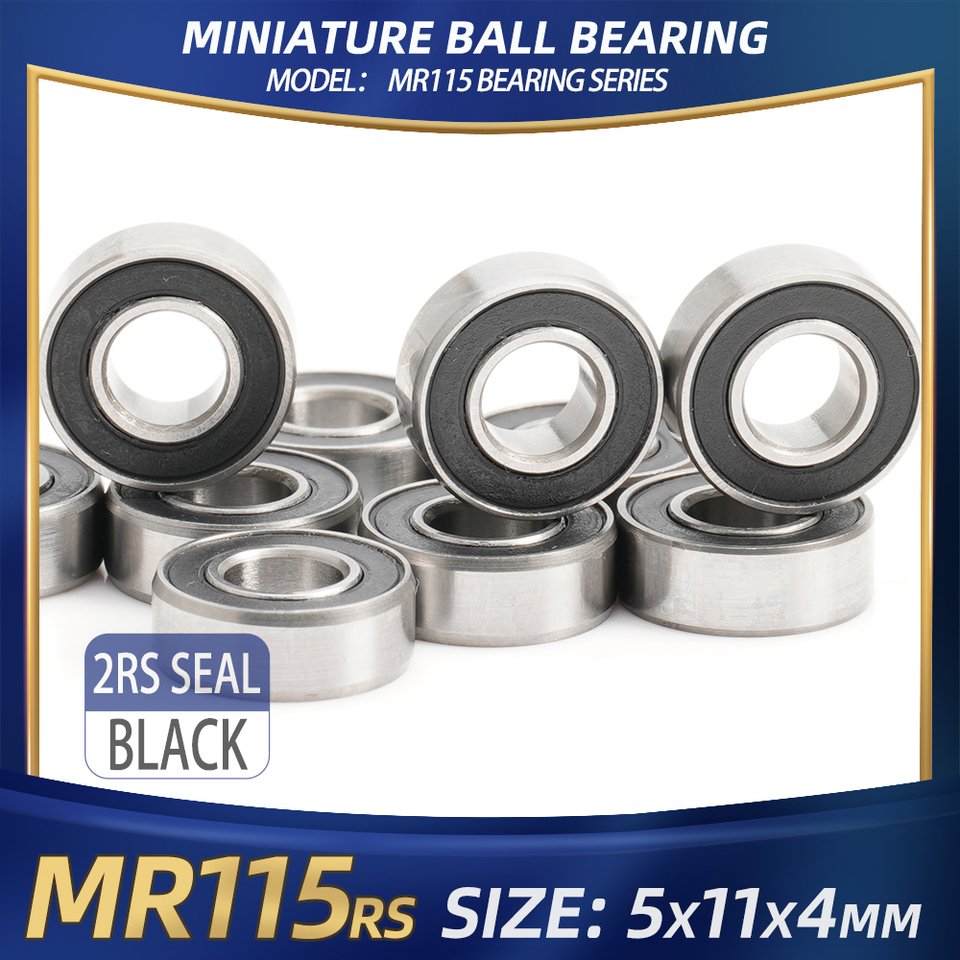 

Подшипник FUSHI MR115 ZZ 5x11x4 мм, 10 шт. MR115ZZ RS 2RS SMR105, подшипники наконечника для прочных промышленных двигателей, высокая скорость