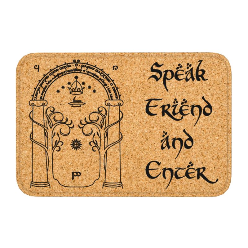 

Входной коврик "Speak Friend And Enter", полиэстер