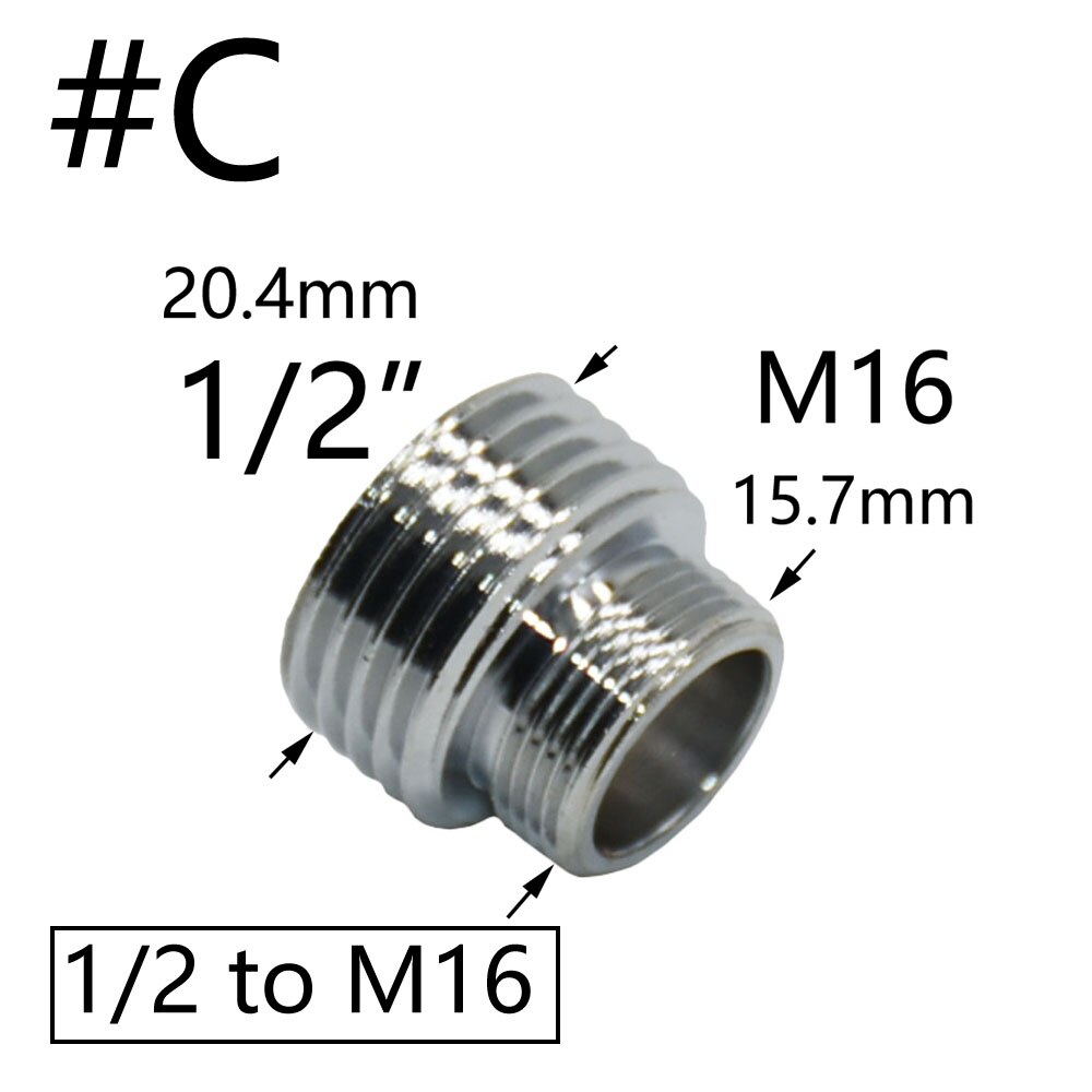 

Латунный резьбовой соединитель ZWDZJL 1/2" To M16 M18 M24 M28