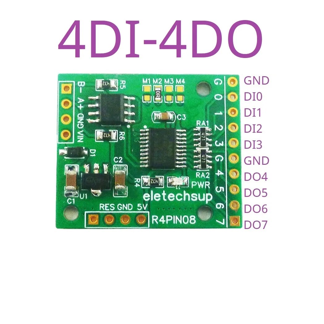 

Материнская плата с контактным разъемом IO 2,54 мм, модель Modbus Rtu Master-slave, цифровой коллекционный модуль, 8-канальный многофункциональный пульт дистанционного управления RS485, постоянный ток 5 В, 12 В, 24 В