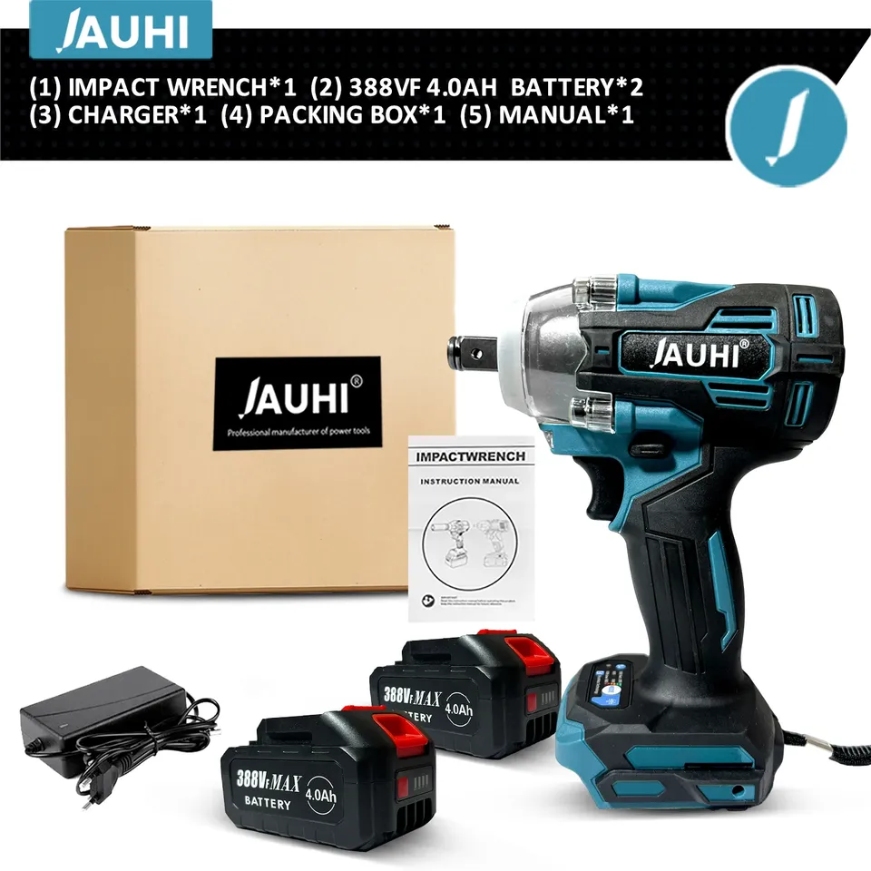 

Аккумуляторный ударный гайковерт JAUHI 520N.M для Makita 18В