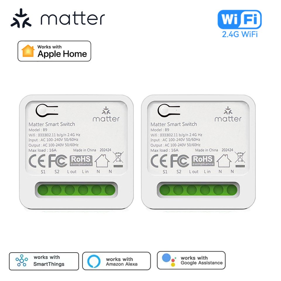 

Matter WiFi Smart Switch 16A
