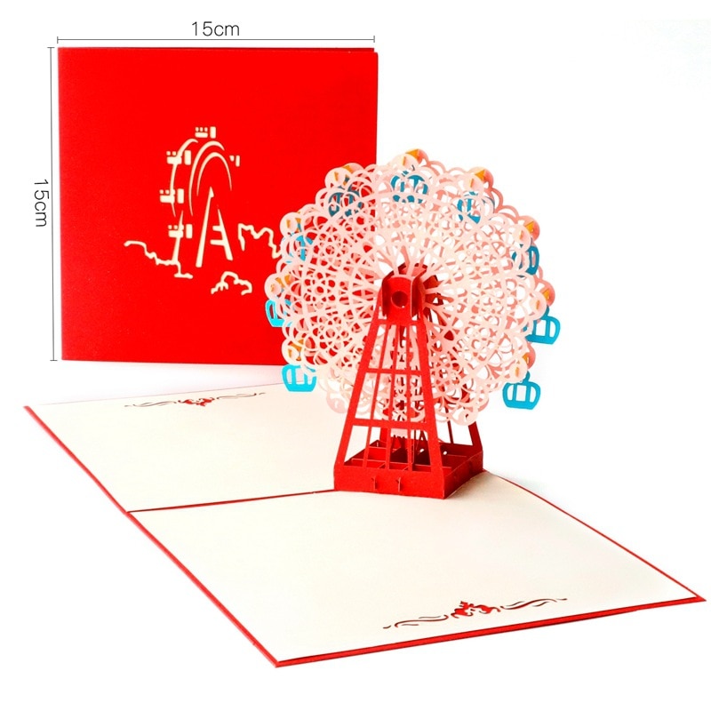 

Открытка 3D Pop Up It Колесо обозрения