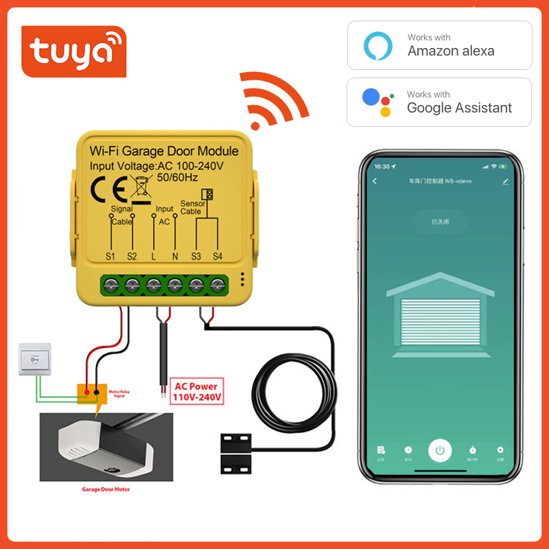 

Tuya Smart WiFi модуль для гаражных ворот zsviot
