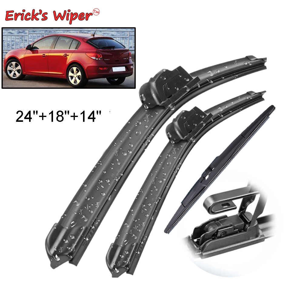

Набор щёток стеклоочистителей Erick's для Chevrolet Cruze Hatchback J300 Шевроле Круз 2008-2015, 24/18/14 дюймов