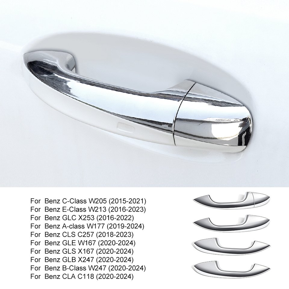 

Крышка дверной ручки ABS для Mercedes Benz A B C E GLC CLA GLE GLS GLB CLS Class W177 W247 W205 W213 X253 C118 W167 X157 X247 C257
