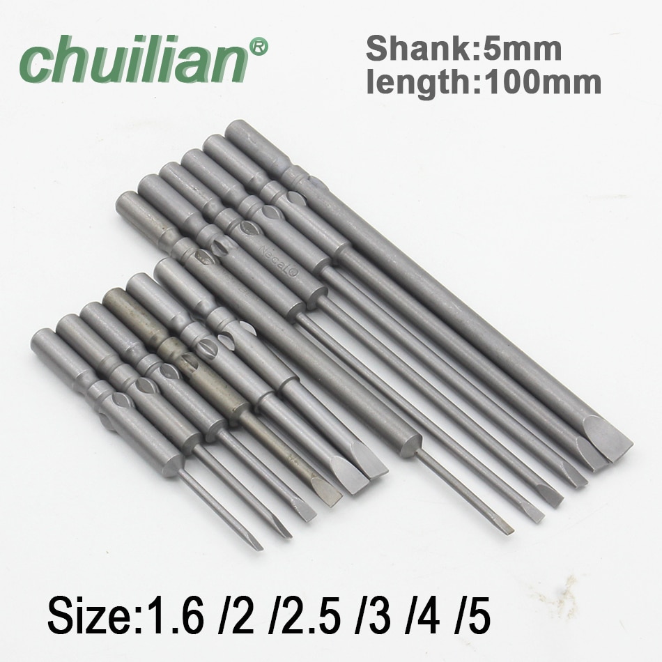 

Шлицевые отвертки Chuilian 1.6-5 мм S2