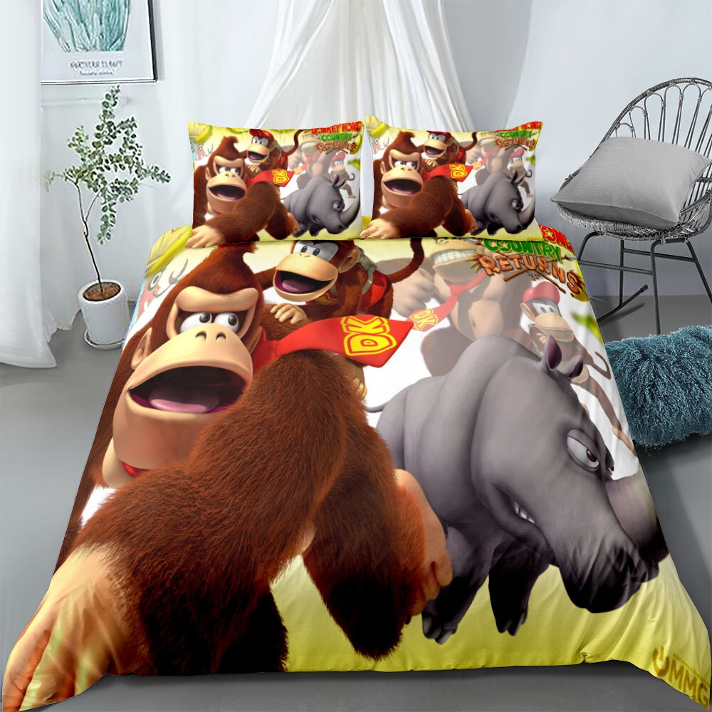

Комплект постельного белья Donkey Kong Switch из микрофибры