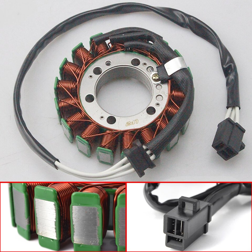 

Катушка статора для Kawasaki Versys 650 KLE650 Ninja 650 400R ZX6R ZX-6RR ER4N ER6N ER6F/EX650 ER650 EX400 ER400 ZX600 ZX636