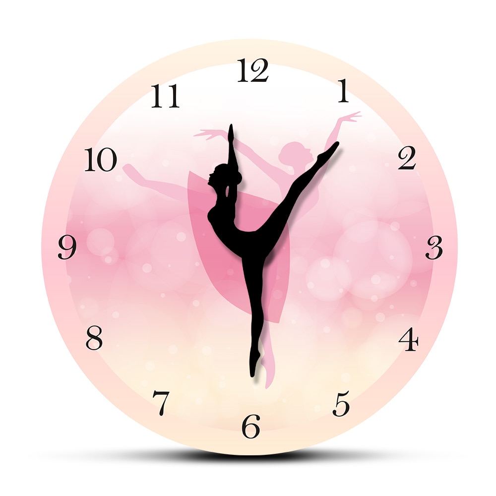 

Настенные часы The Vinyl Clock розовые