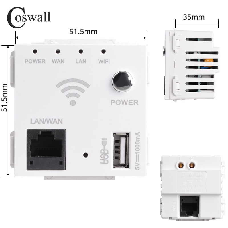 

Coswall CS-C1-WRmd-11/12 беспроводной маршрутизатор