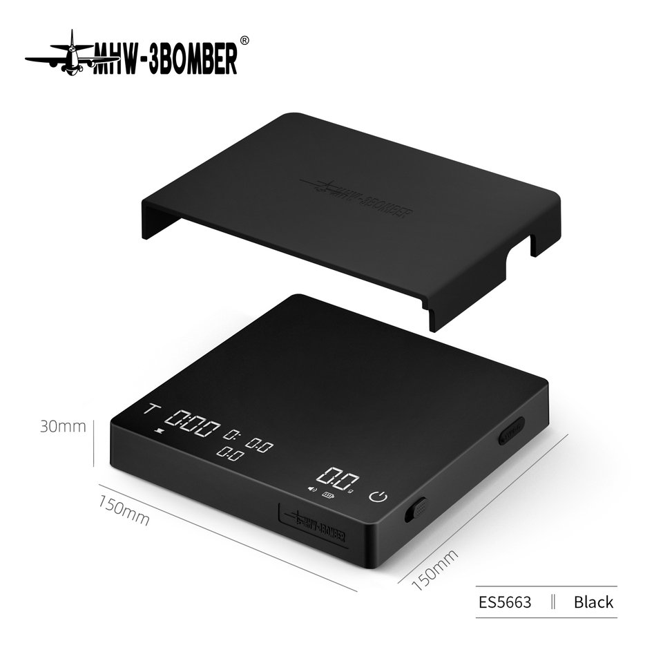 

MHW-3BOMBER кубические кофейные весы 3,0 Pro Max цифровые кухонные весы для кофе высокая точность расхода большой аккумулятор аксессуары для кофе