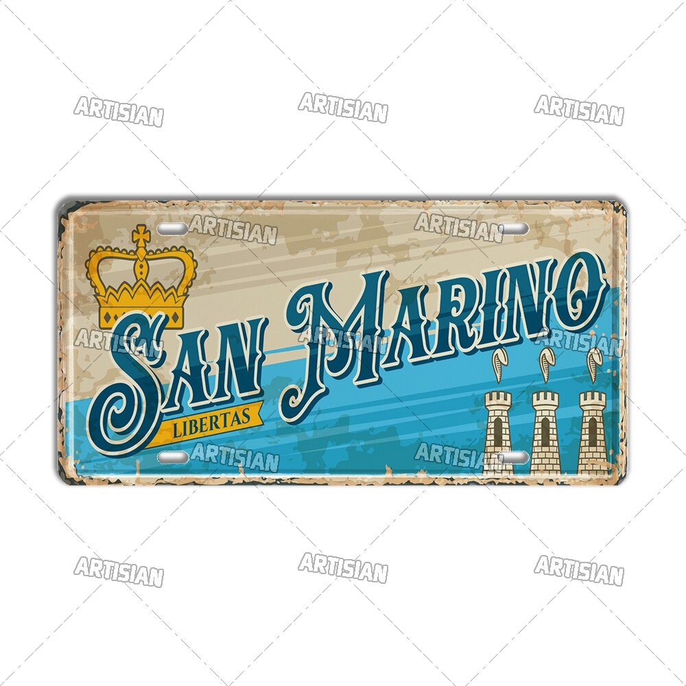 

Металлический знак Artisian ITALY