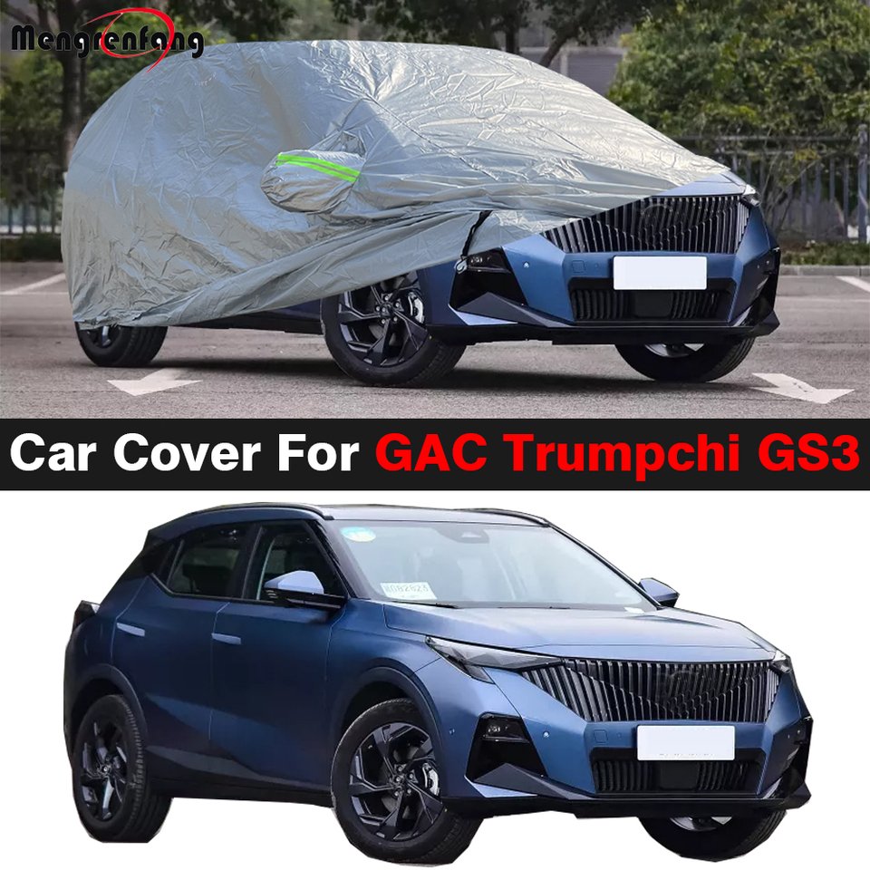 

Полный автомобильный чехол для GAC Trumpchi GS3 Emzoom Yingsu 2017-2025, уличный солнцезащитный чехол от дождя, снега, пыли, ветрозащитный чехол для внедорожника