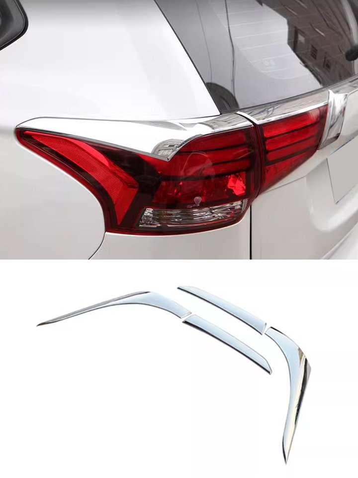 

Для Mitsubishi Outlander 2016 -2020 ABS Carbon FiberTaillight Streamer, задняя фара
