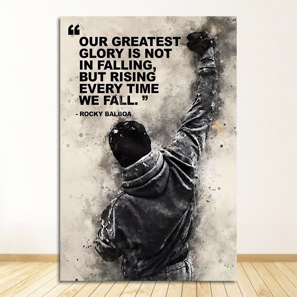 

Художественный постер Rocky Balboa на холсте