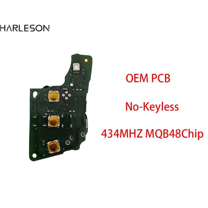 

5G 0959752 Оригинальная печатная плата BA/AG/D для VW Golf 7, Skoda Octavia A7 434 МГц MQB48, полузаключевой дистанционный автомобильный брелок