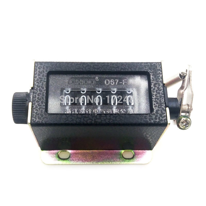 

Ручной механический счетчик CNMAWAY D67-F черного цвета