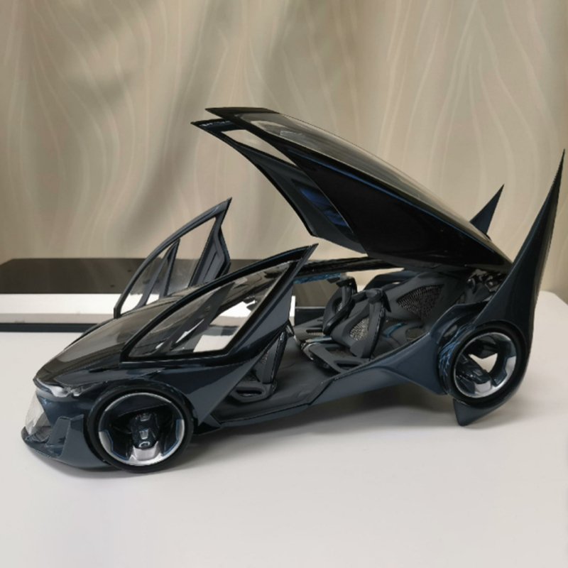 

Модель автомобиля FNR синяя металлическая 1:18