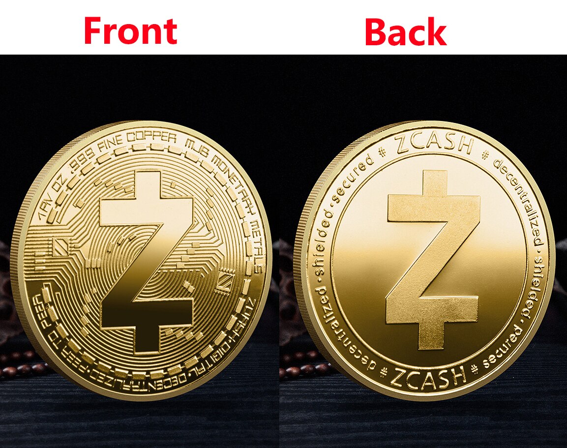 

Физическая монета Zcash ZEC